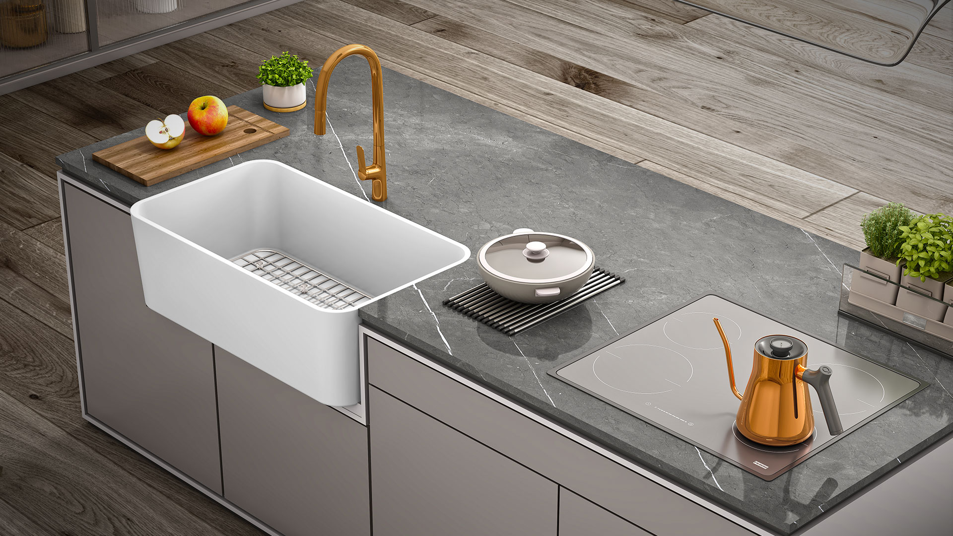 quartz kitchen sinks